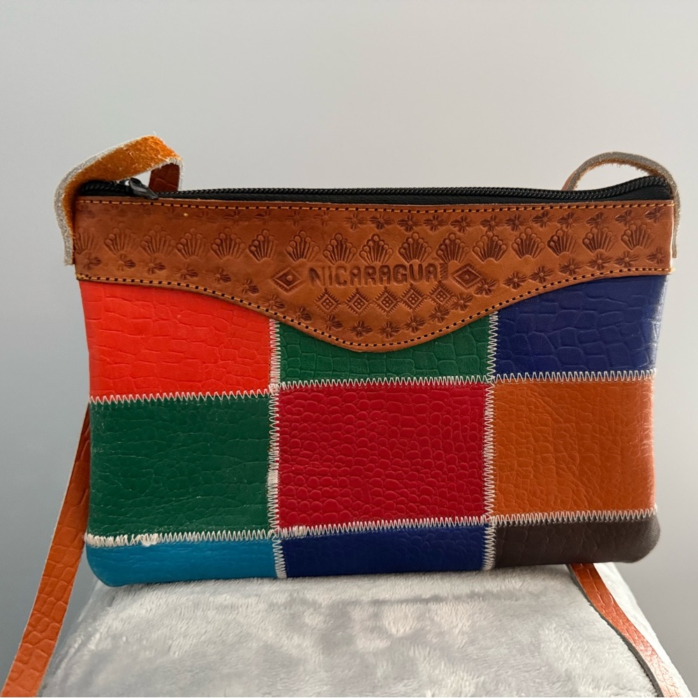 Colorful Patchwork Crossbody Bag (Nicaragua)